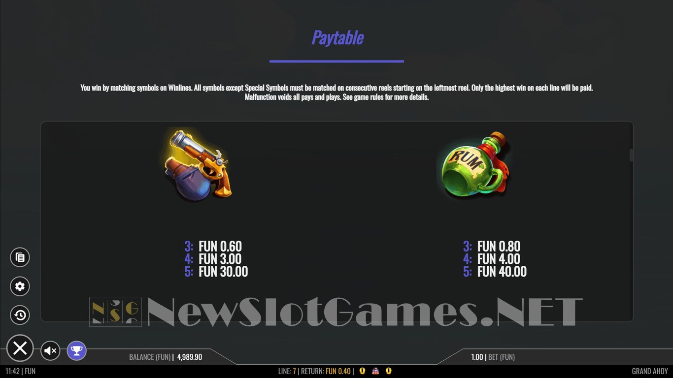 Grand Ahoy Slot Slot Image in Demo - pic. 9