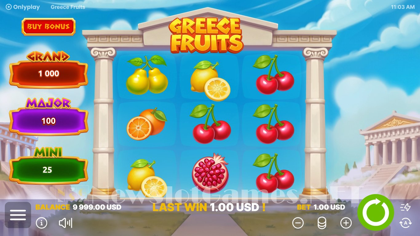 Greece Fruits Slot Slot Image in Demo - pic. 2