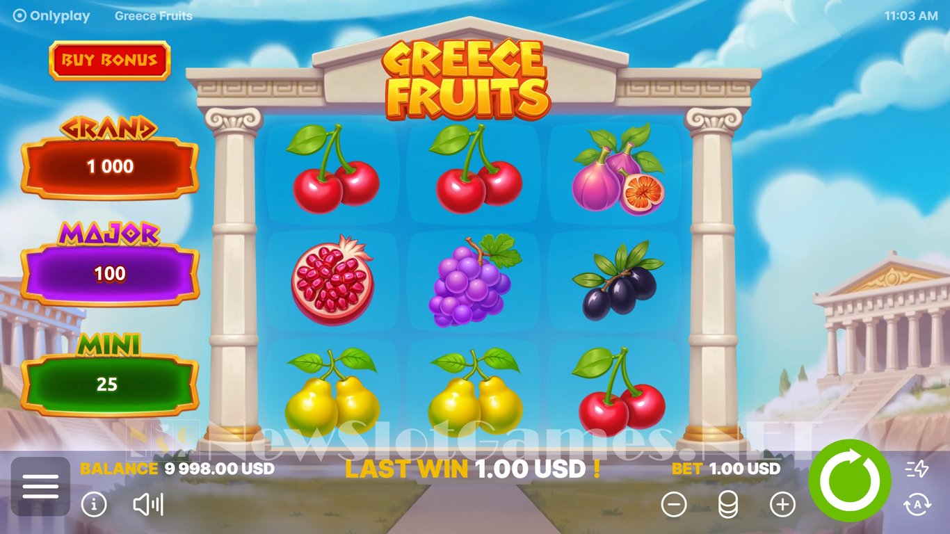 Greece Fruits Slot Slot Image in Demo - pic. 3