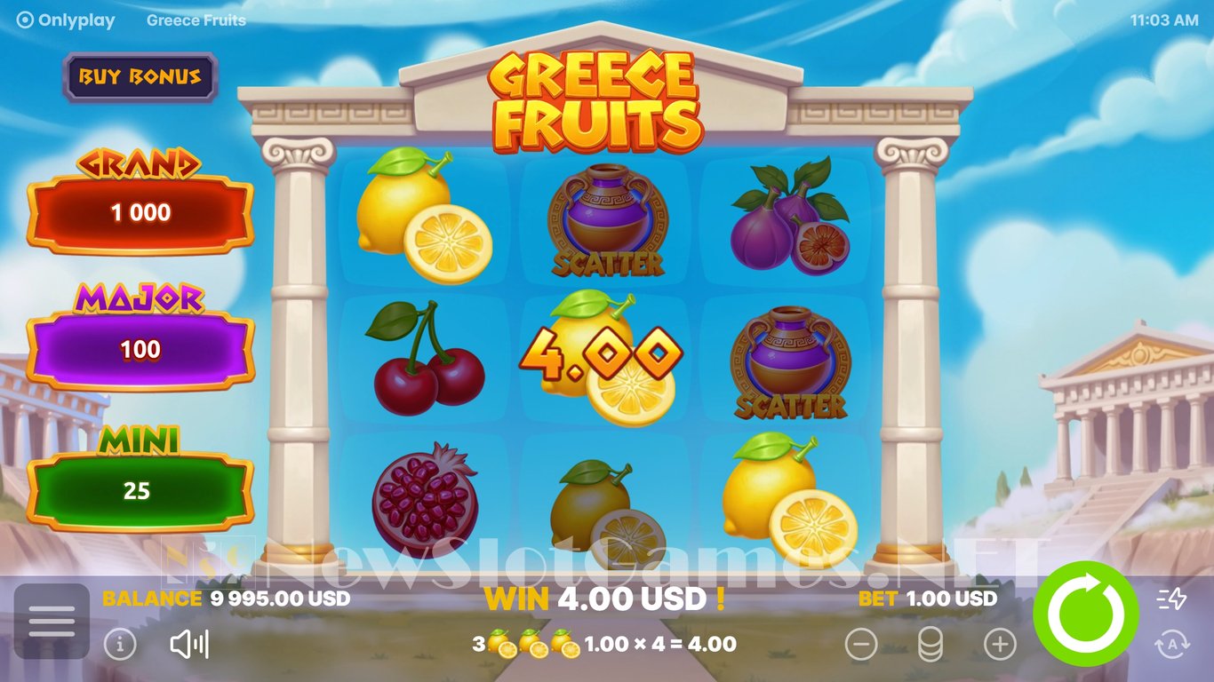 Greece Fruits Slot Slot Image in Demo - pic. 4