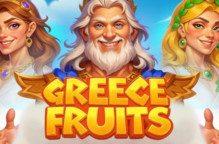 Greece Fruits Slot Logo