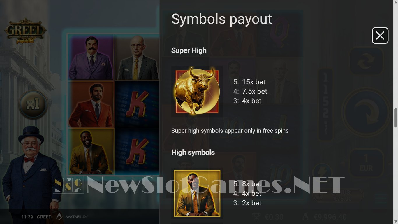 Greed Slot Slot Image in Demo - pic. 8