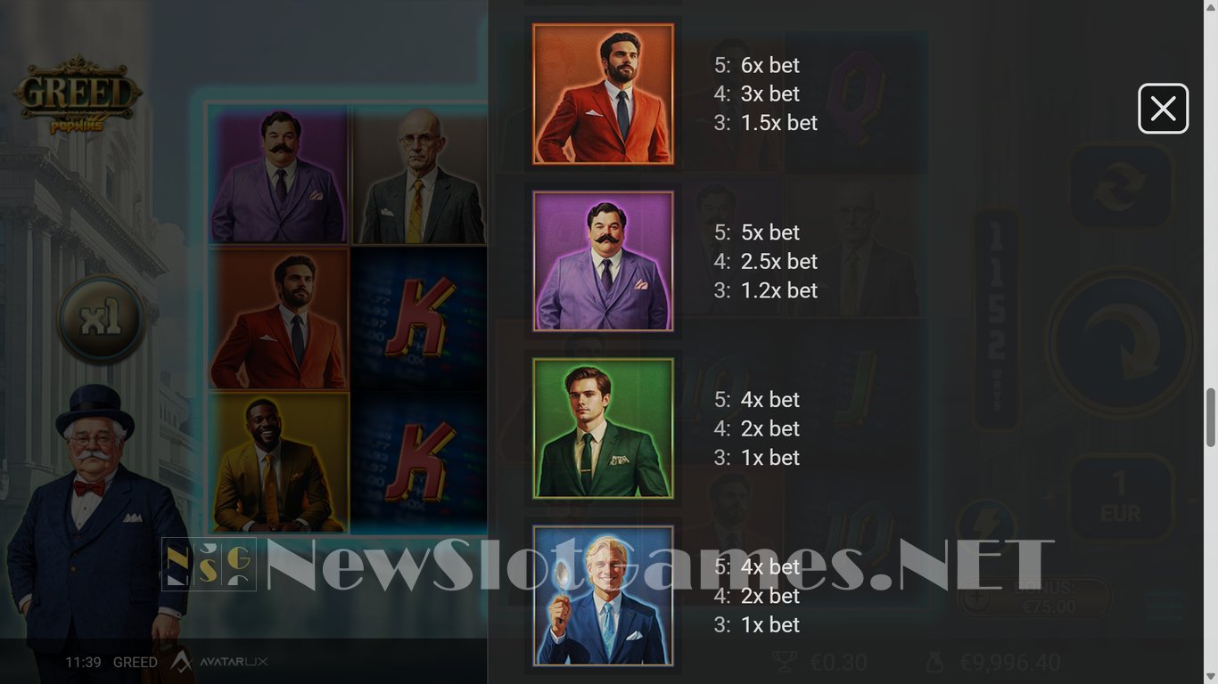 Greed Slot Slot Image in Demo - pic. 9