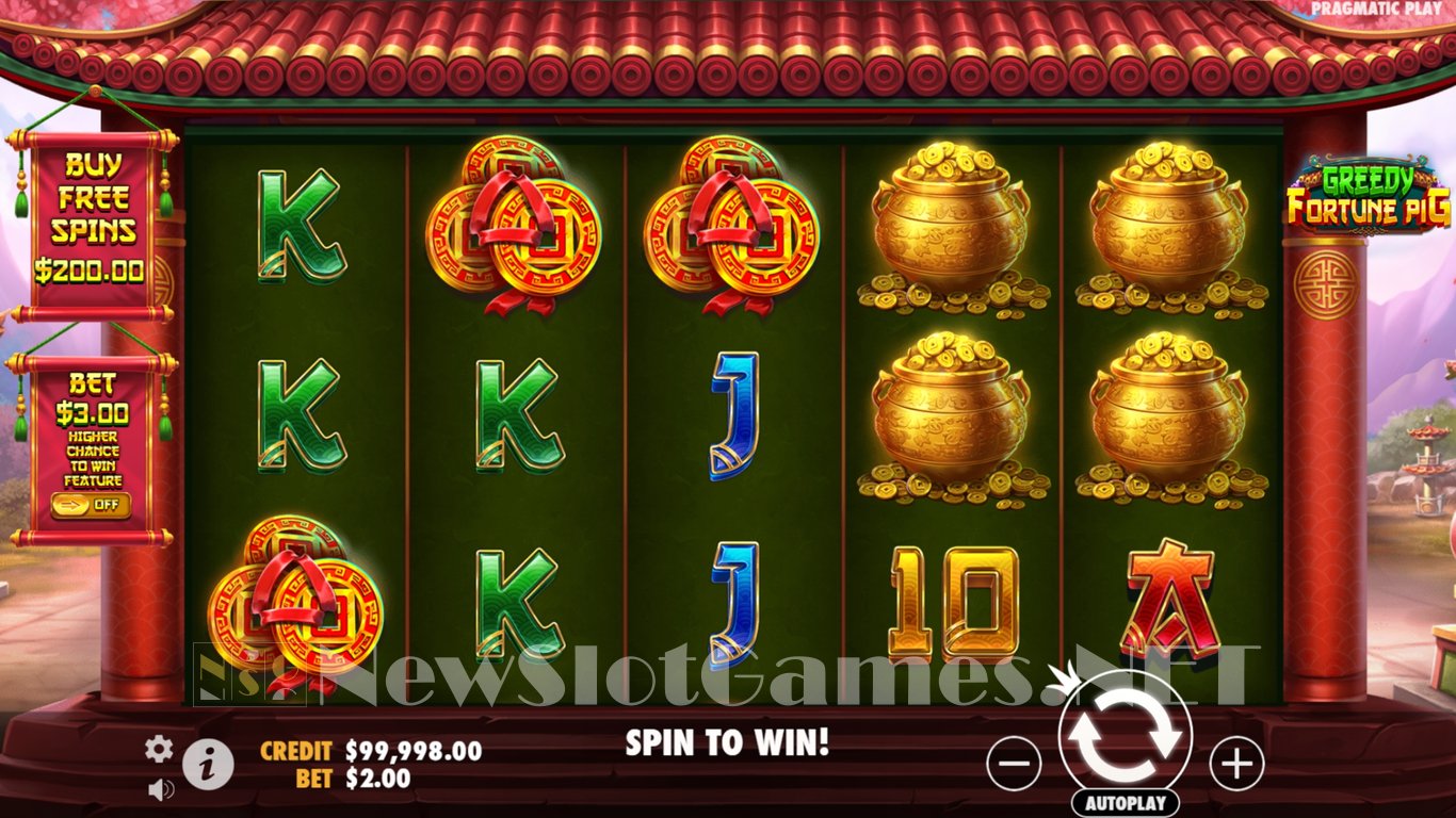 Greedy Fortune Pig Slot Demo Image