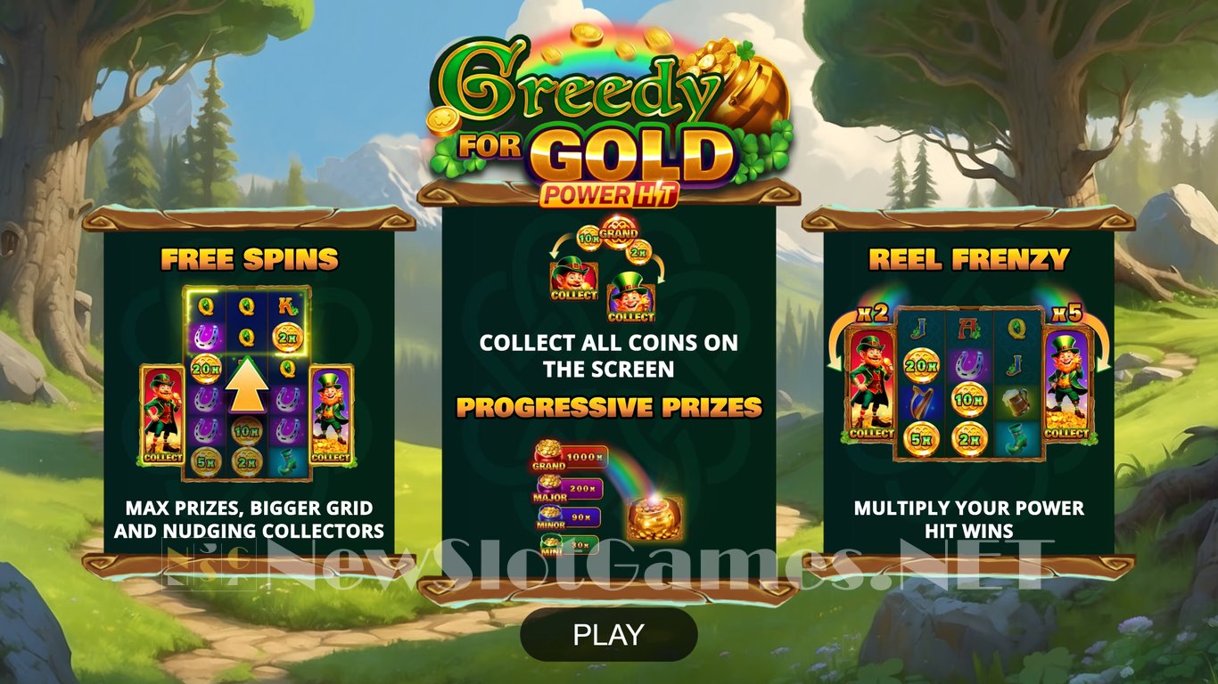 Greedy for Gold Power Hit Slot Demo Image