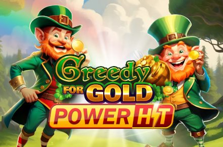 Greedy for Gold Power Hit Slot Logo