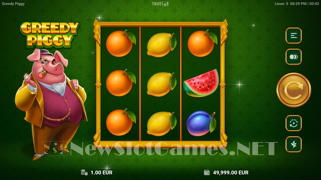 Greedy Piggy Slot Demo Image