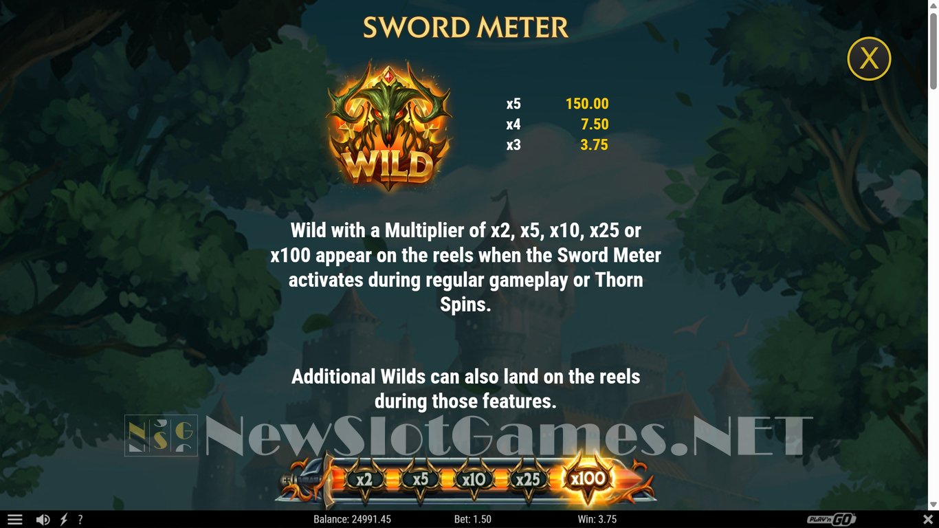 The Green Knight Oath of Thorns Slot Slot Image in Demo - pic. 8