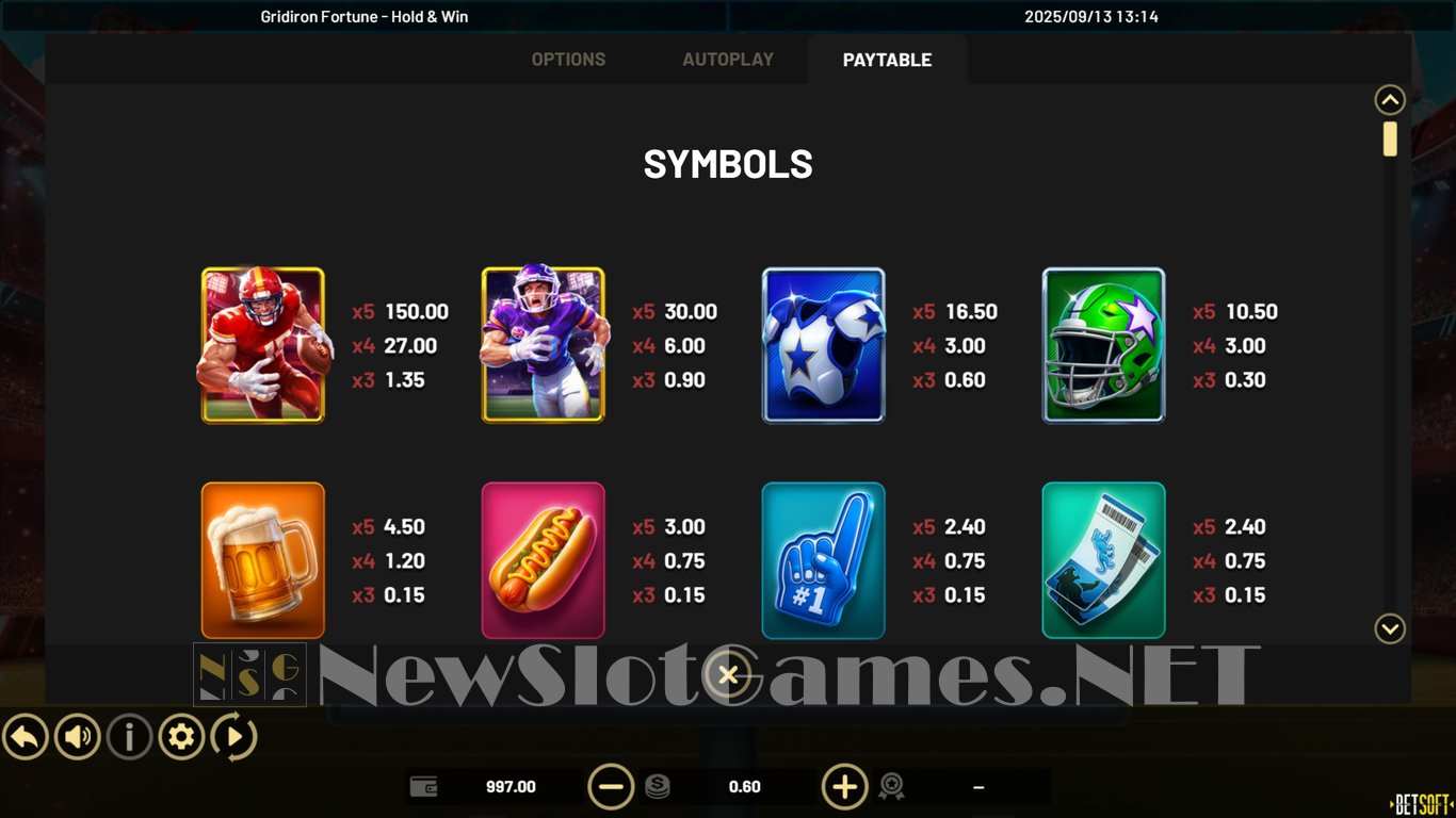Gridiron Fortune Hold & Win Slot Slot Image in Demo - pic. 4