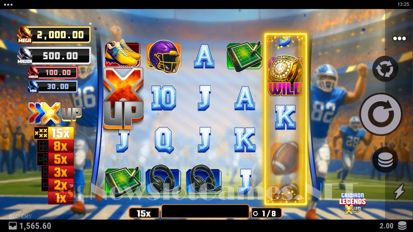 Gridiron Legends X UP Slot Slot Image in Demo - pic. 6
