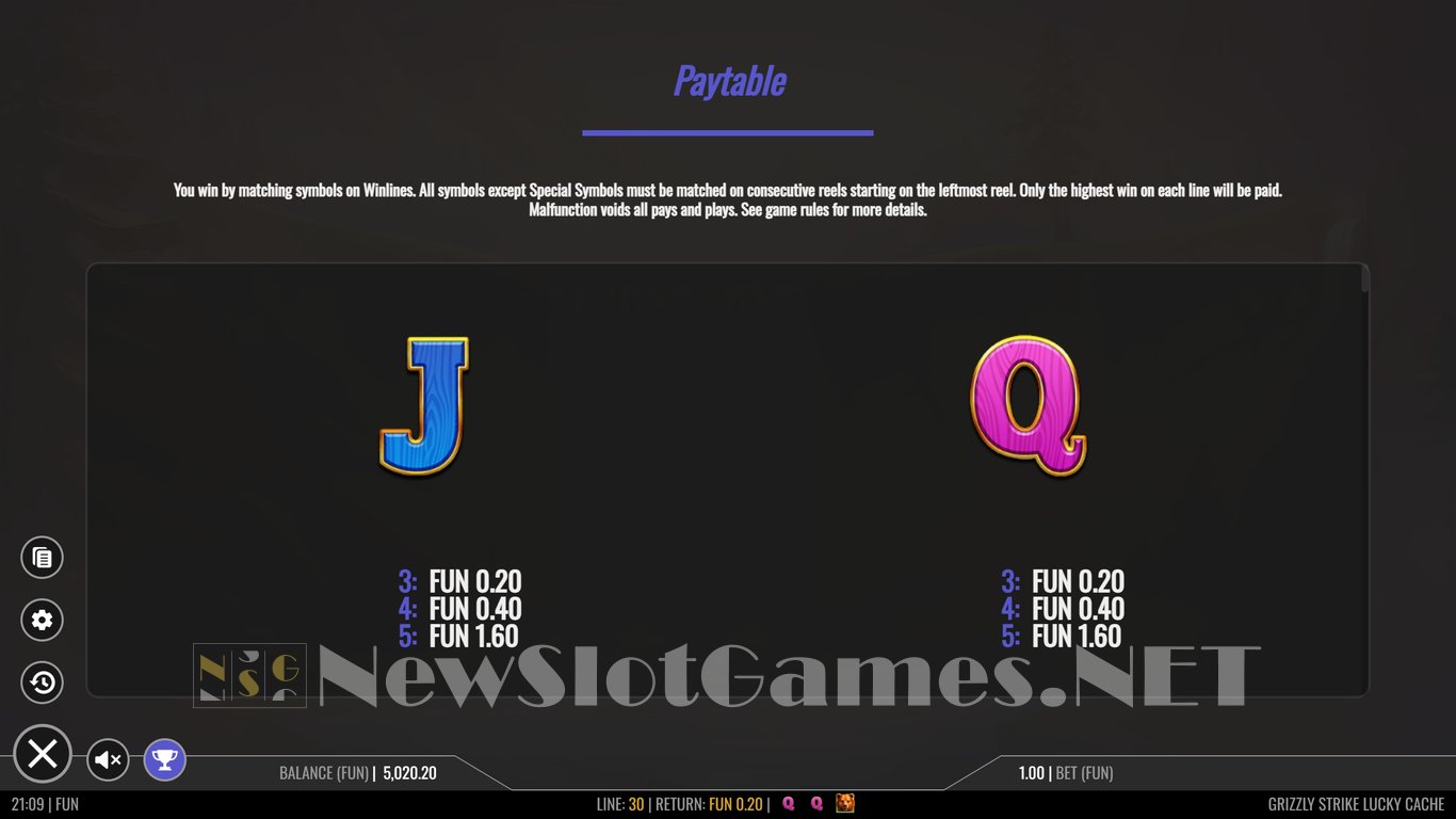 Grizzly Strike Lucky Cache Slot Slot Image in Demo - pic. 10