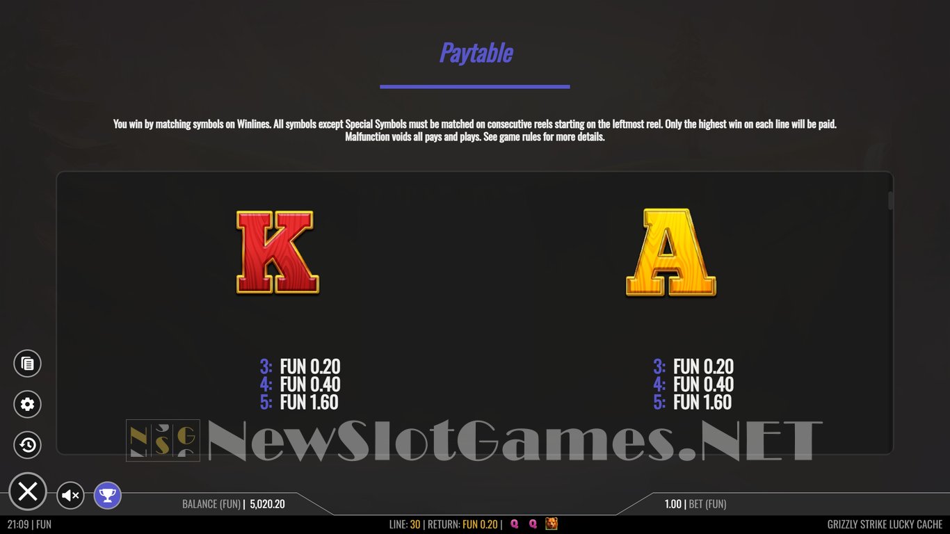 Grizzly Strike Lucky Cache Slot Slot Image in Demo - pic. 11