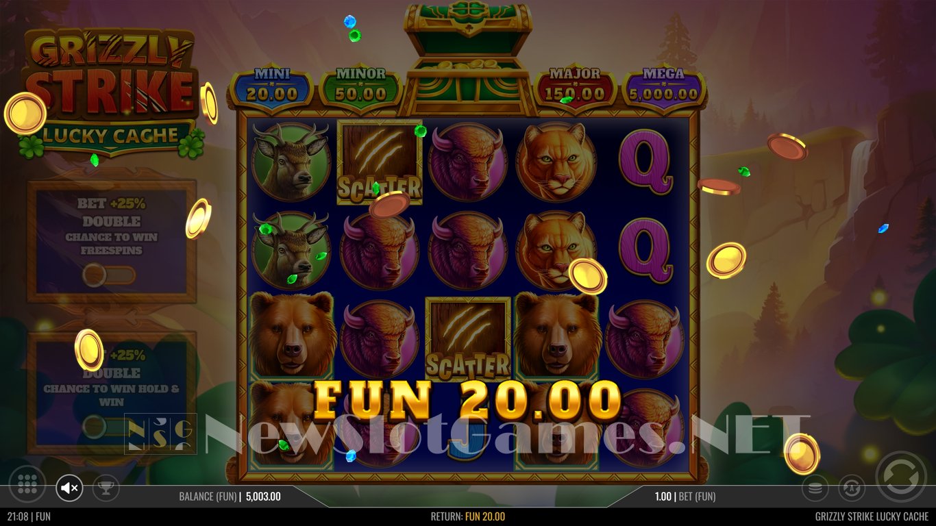 Grizzly Strike Lucky Cache Slot Slot Image in Demo - pic. 5