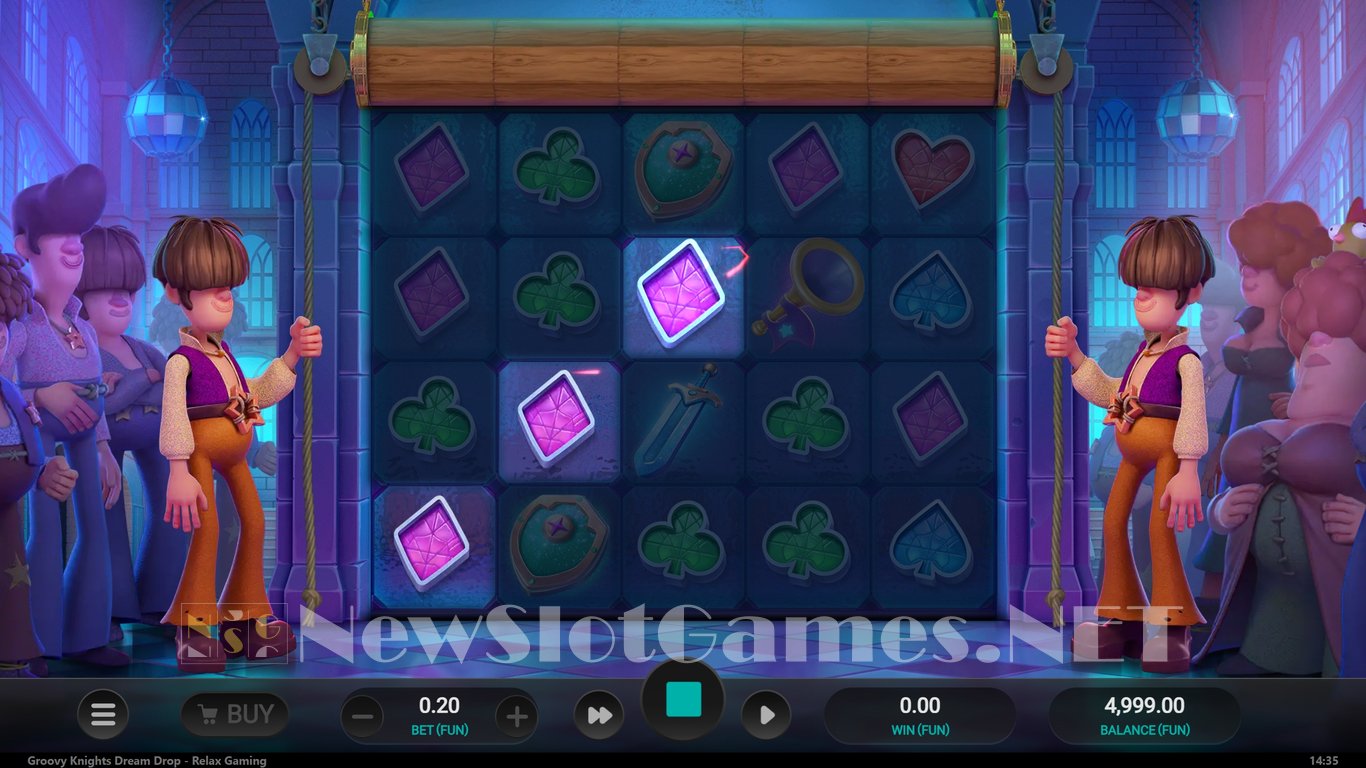 Groovy Knights Dream Drop Slot Slot Image in Demo - pic. 5