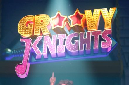 Groovy Knights Dream Drop Slot Logo