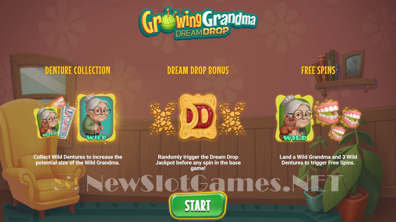 Growing Grandma Dream Drop Slot Demo Image