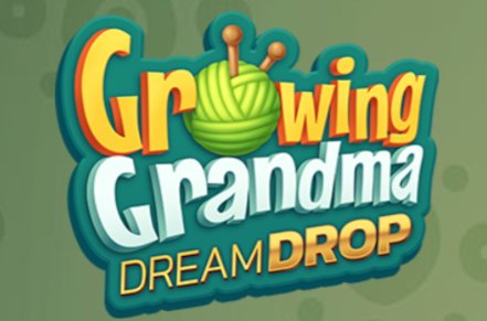 Growing Grandma Dream Drop Slot Logo