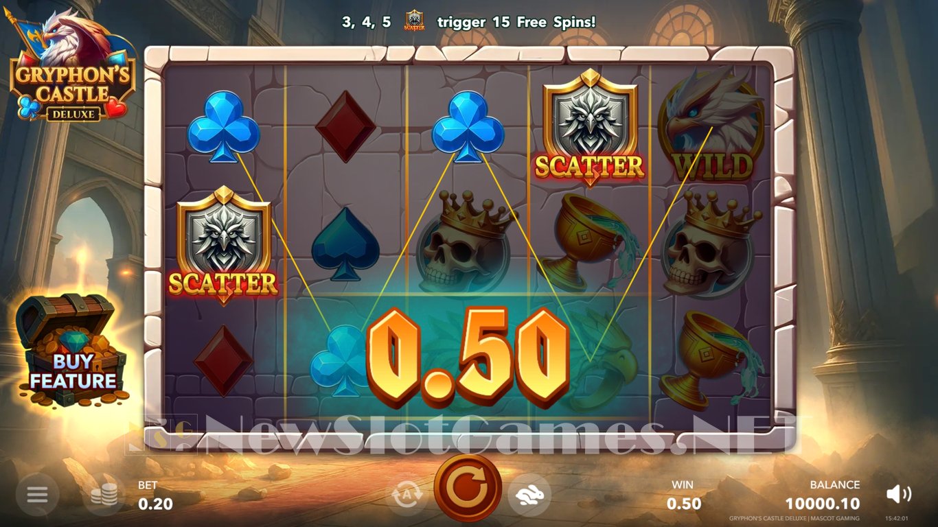 Gryphons Castle Deluxe Slot Slot Image in Demo - pic. 2