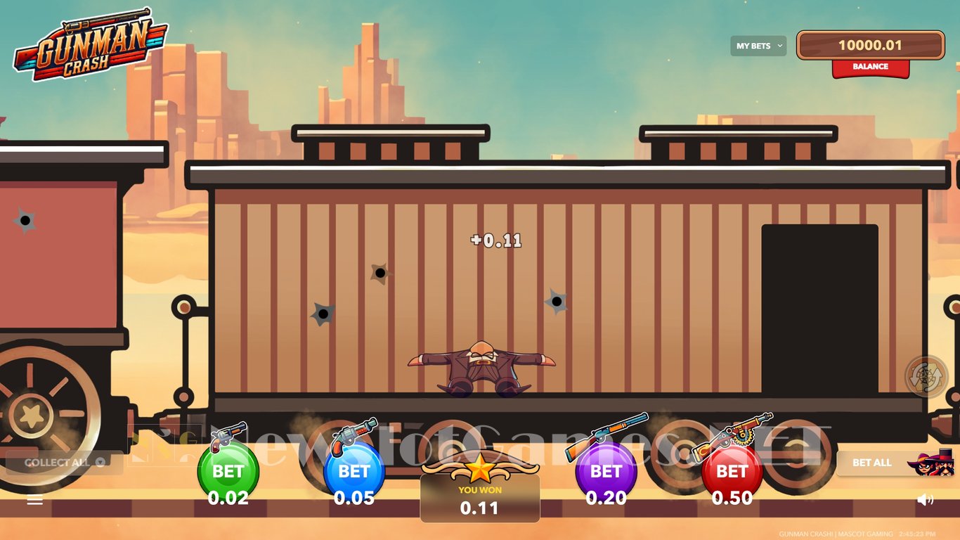 Gunman Crash Game Slot Image in Demo - pic. 2