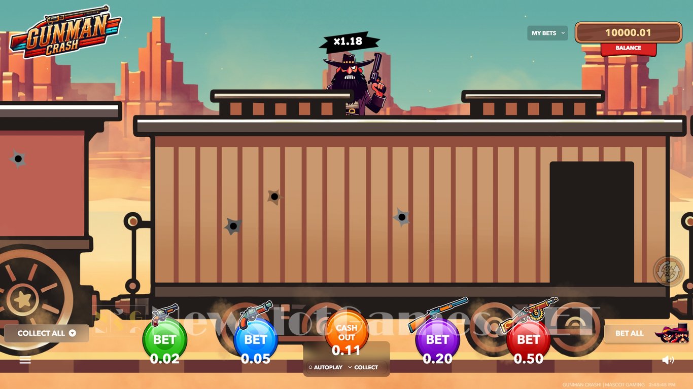 Gunman Crash Game Slot Image in Demo - pic. 4