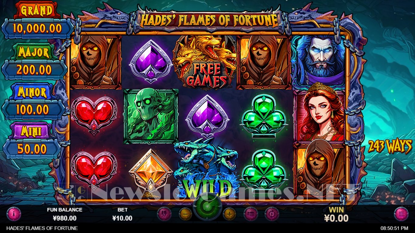 Hades Flames of Fortune Slot Demo Image