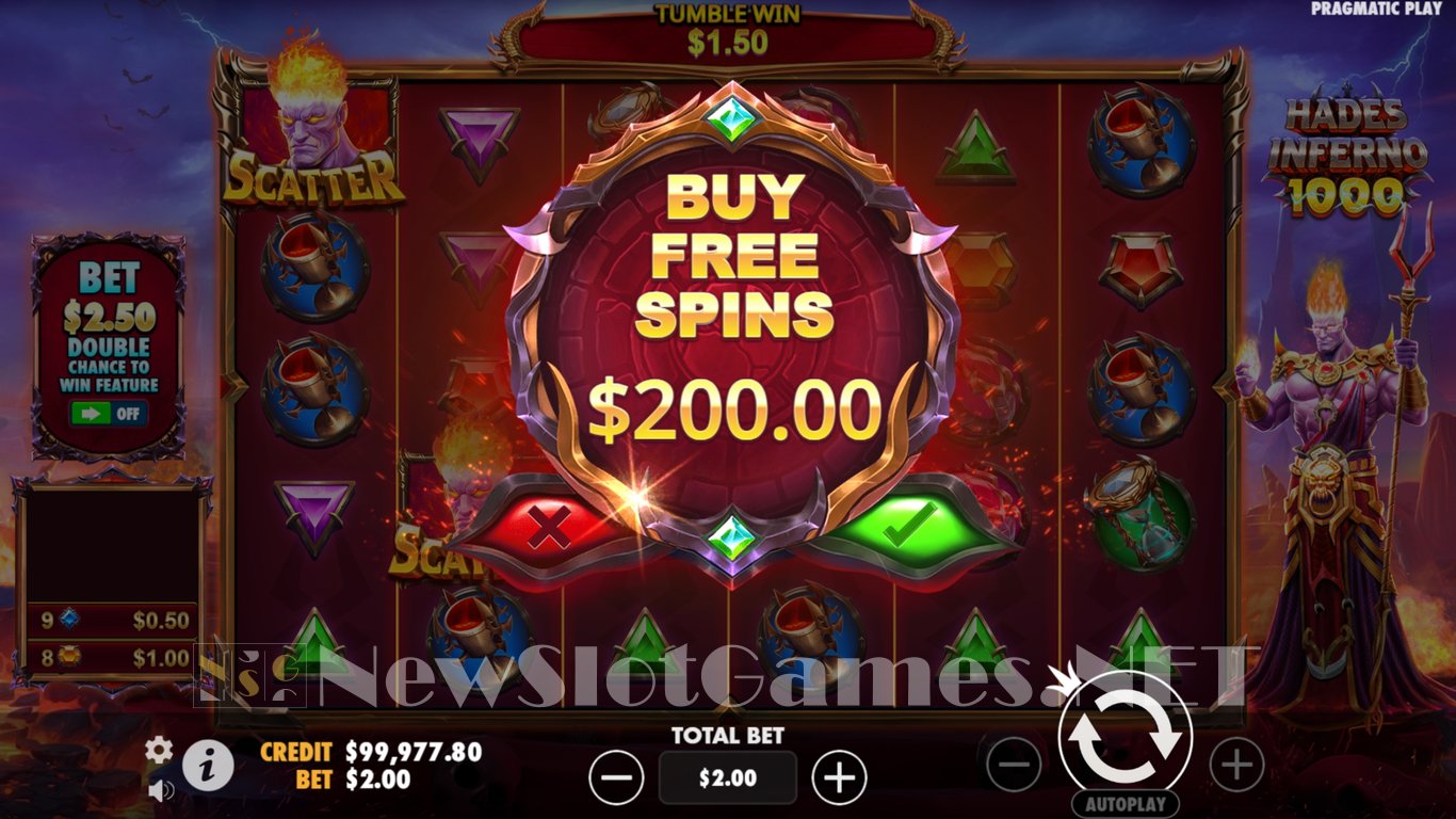 Hades Inferno 1000 Slot Slot Image in Demo - pic. 7