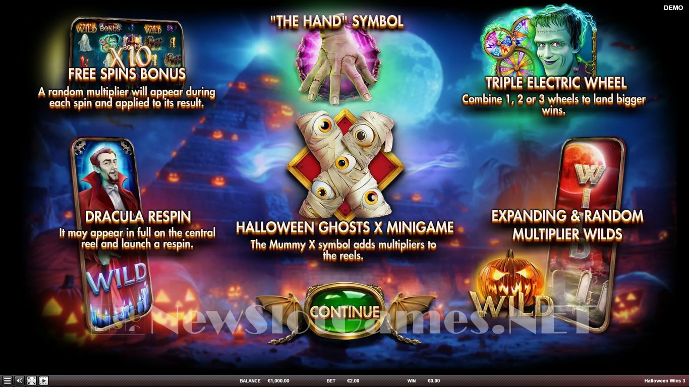 Halloween Wins 3 Slot Demo Image
