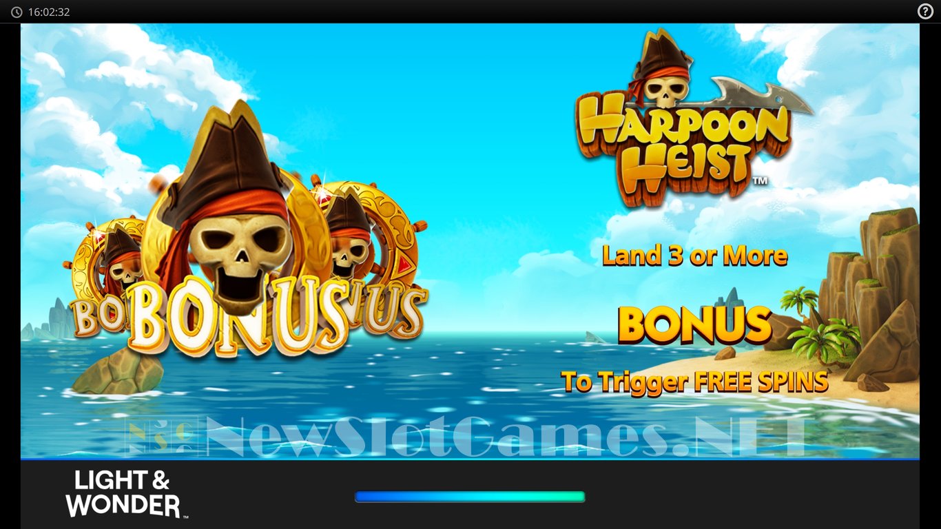 Harpoon Heist Slot Demo Image