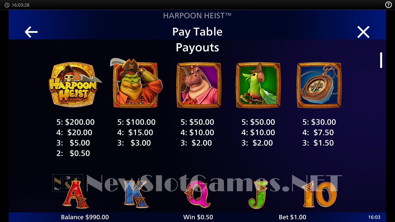 Harpoon Heist Slot Slot Image in Demo - pic. 7