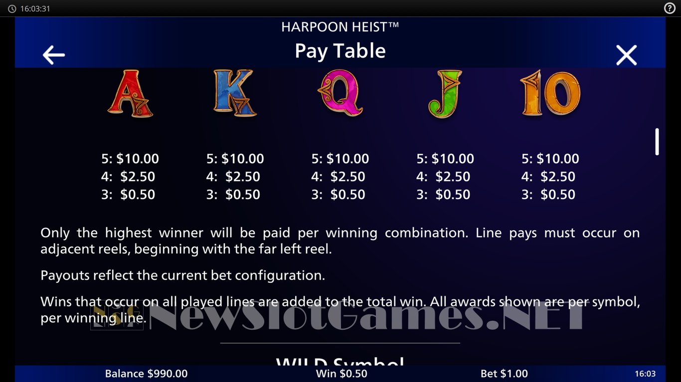 Harpoon Heist Slot Slot Image in Demo - pic. 8