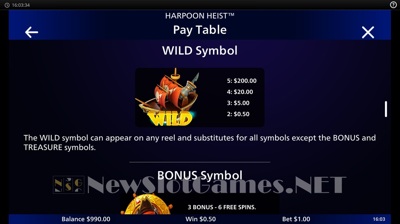 Harpoon Heist Slot Slot Image in Demo - pic. 9