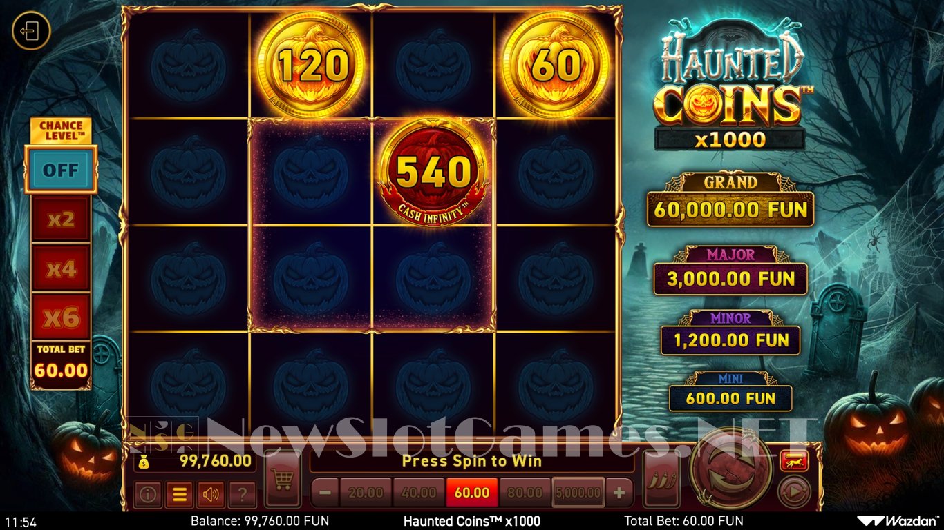 Haunted Coins x1000 Slot Slot Image in Demo - pic. 2