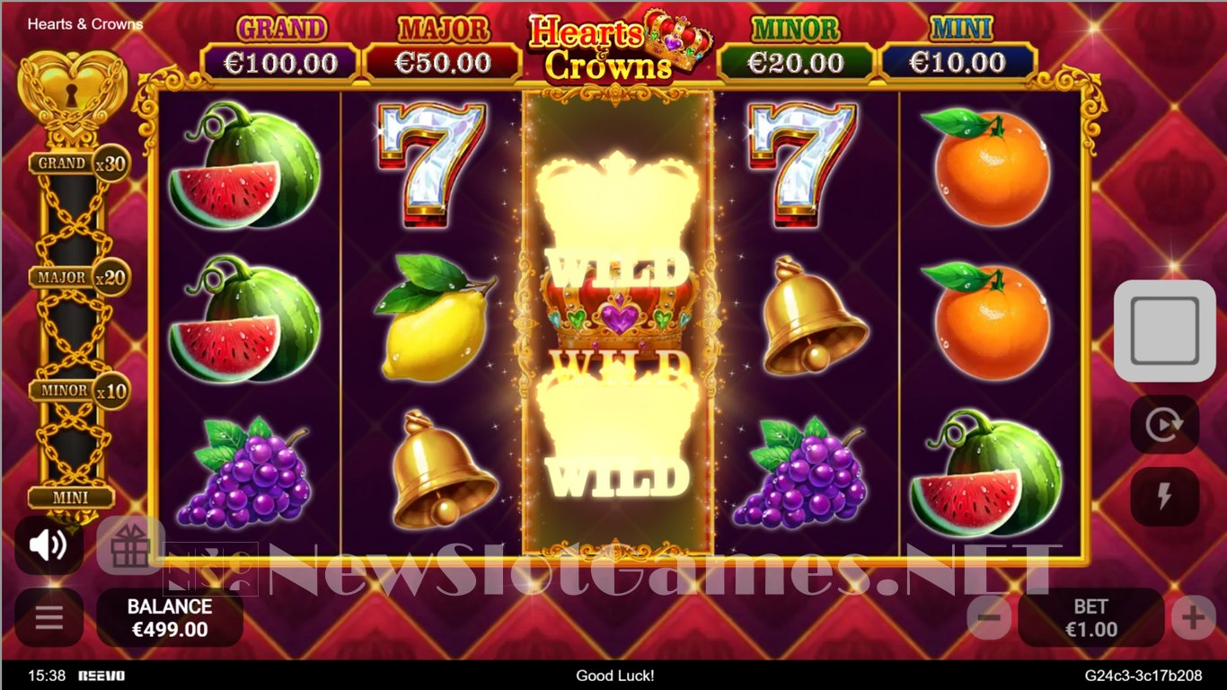 Hearts & Crowns Slot Demo Image