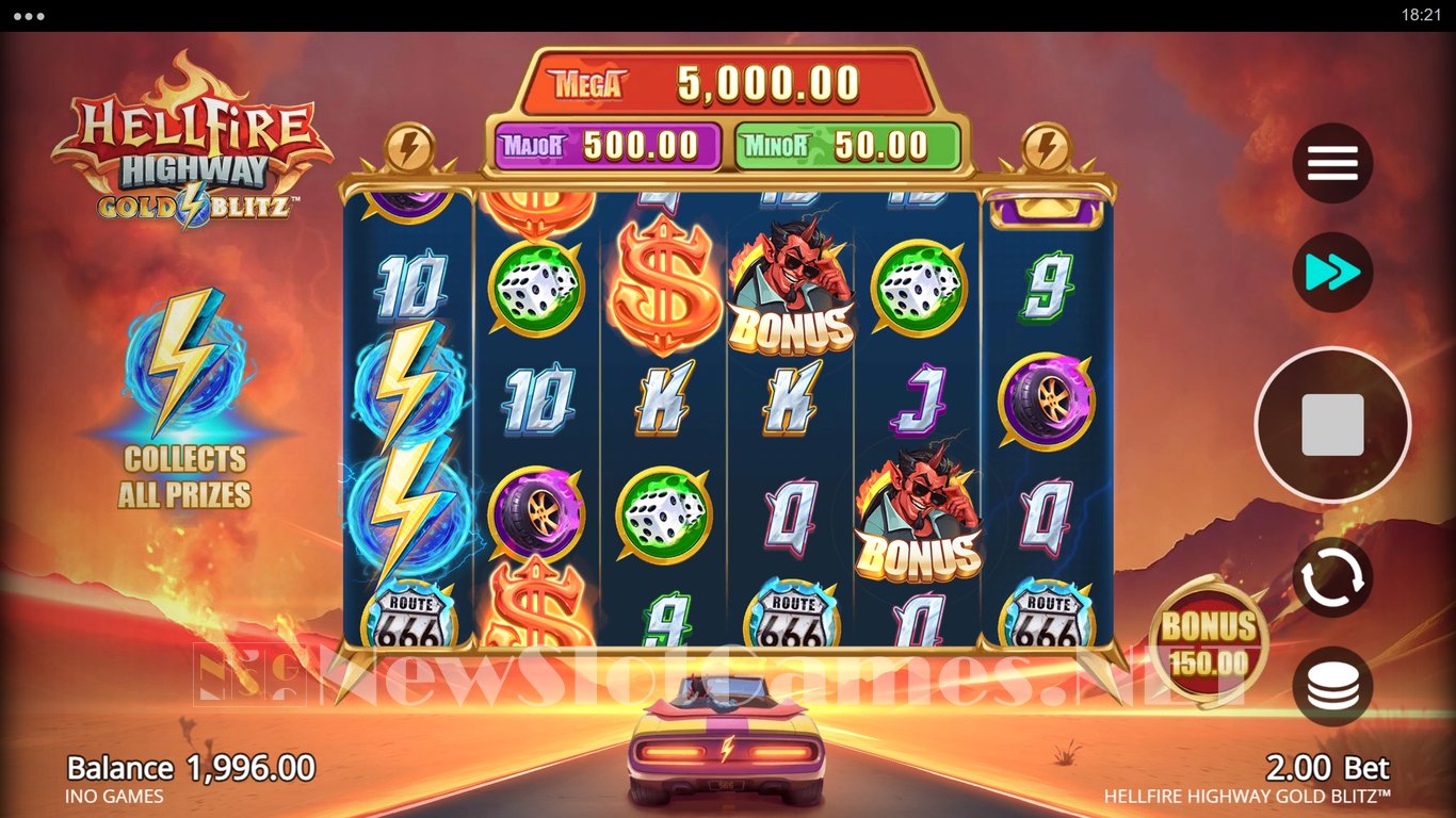 Hellfire Highway Gold Blitz Slot Slot Image in Demo - pic. 2