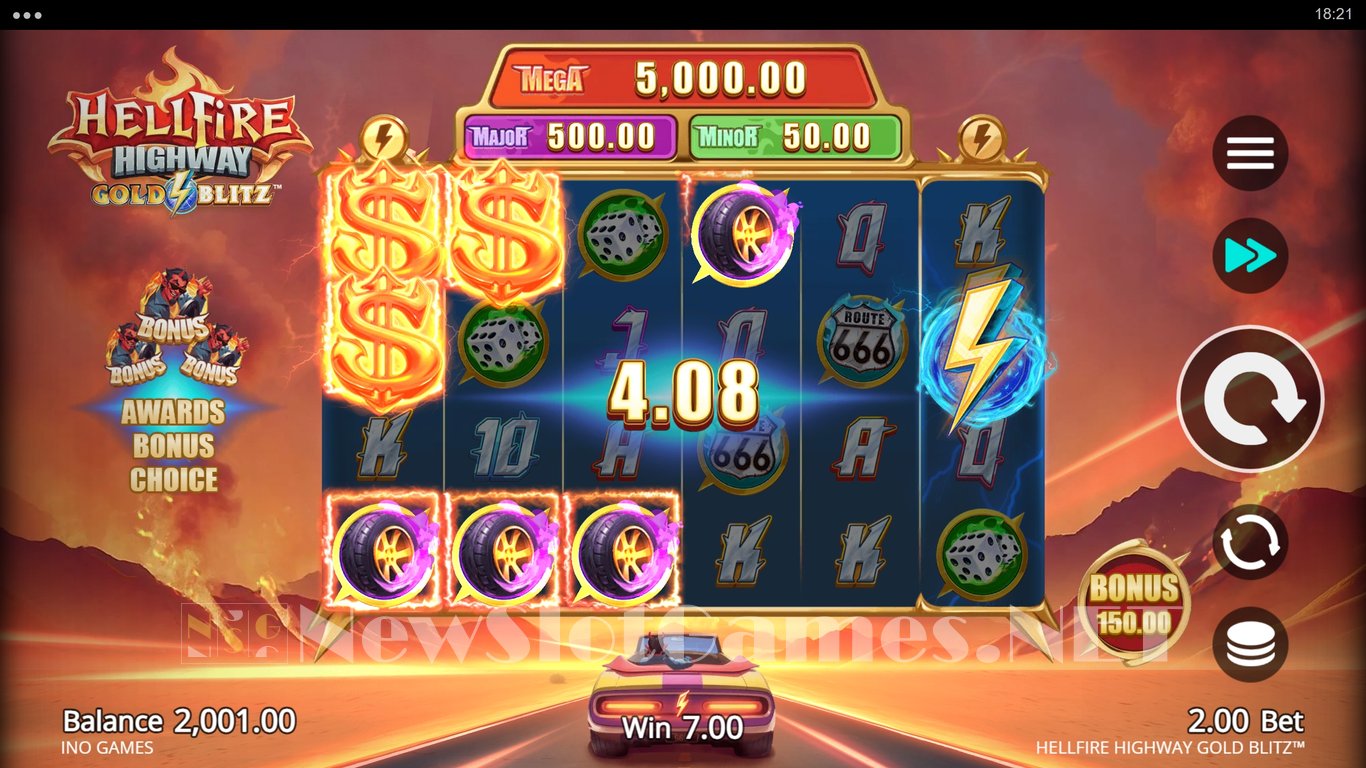 Hellfire Highway Gold Blitz Slot Slot Image in Demo - pic. 3
