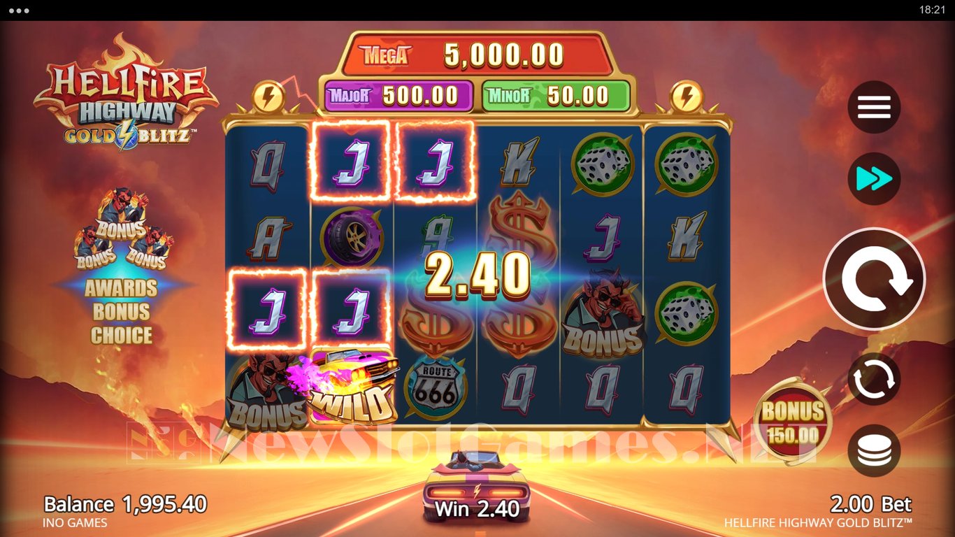 Hellfire Highway Gold Blitz Slot Slot Image in Demo - pic. 4