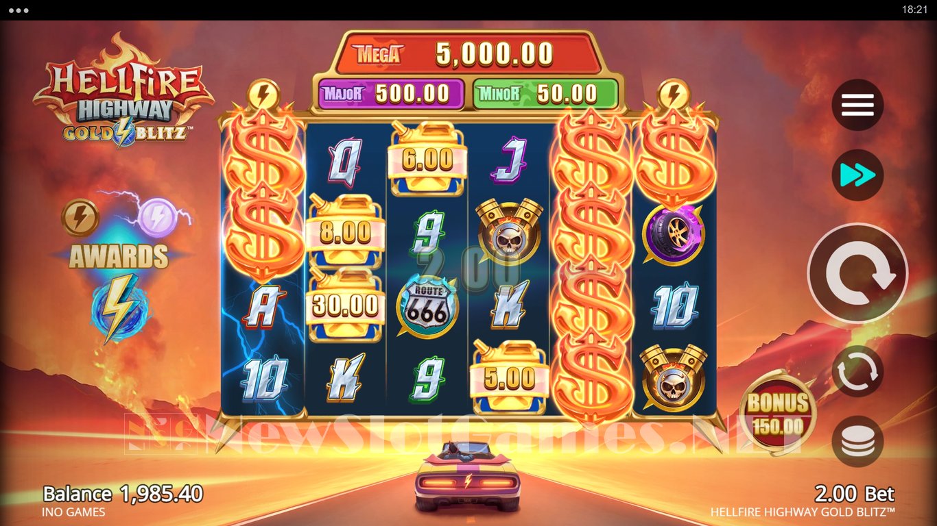 Hellfire Highway Gold Blitz Slot Slot Image in Demo - pic. 6