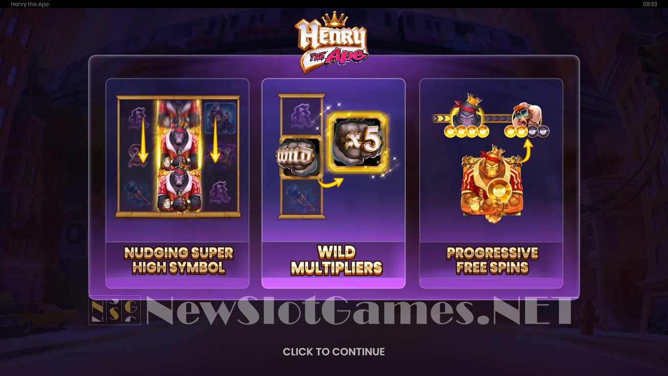 Henry The Ape Slot Demo Image