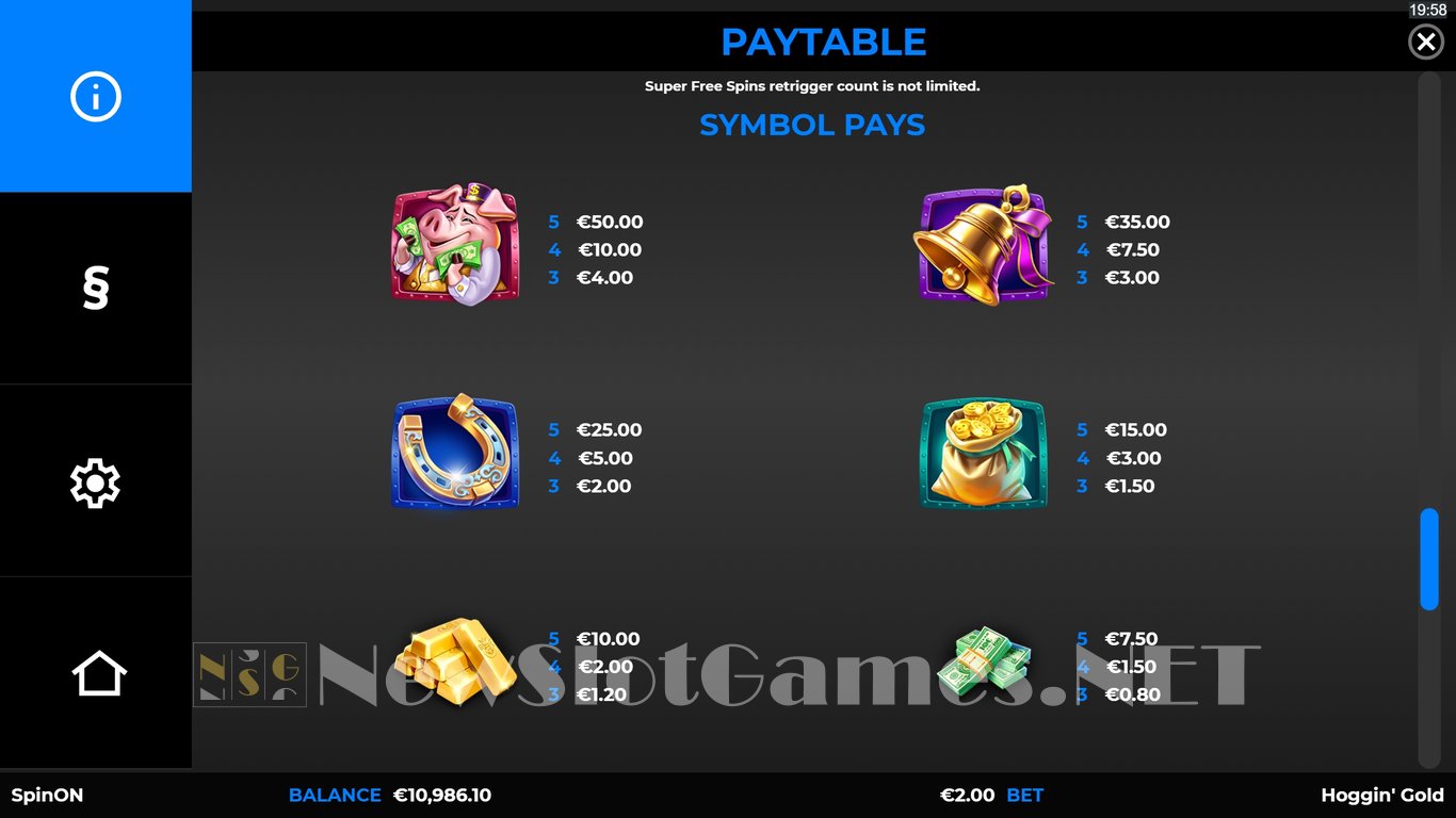 Hoggin Gold Slot Slot Image in Demo - pic. 8