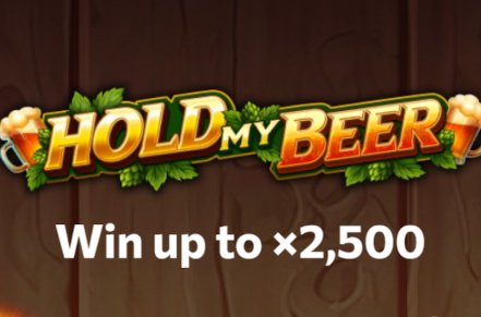 Hold My Beer Slot Logo