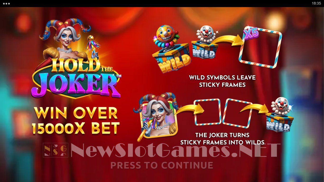 Hold the Joker Slot Demo Image