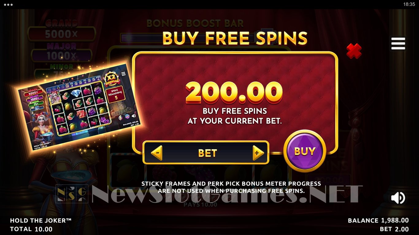 Hold the Joker Slot Slot Image in Demo - pic. 7