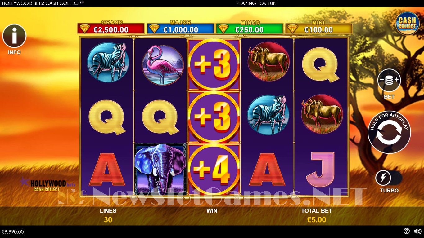 Hollywood Bets Cash Collect Slot Demo Image