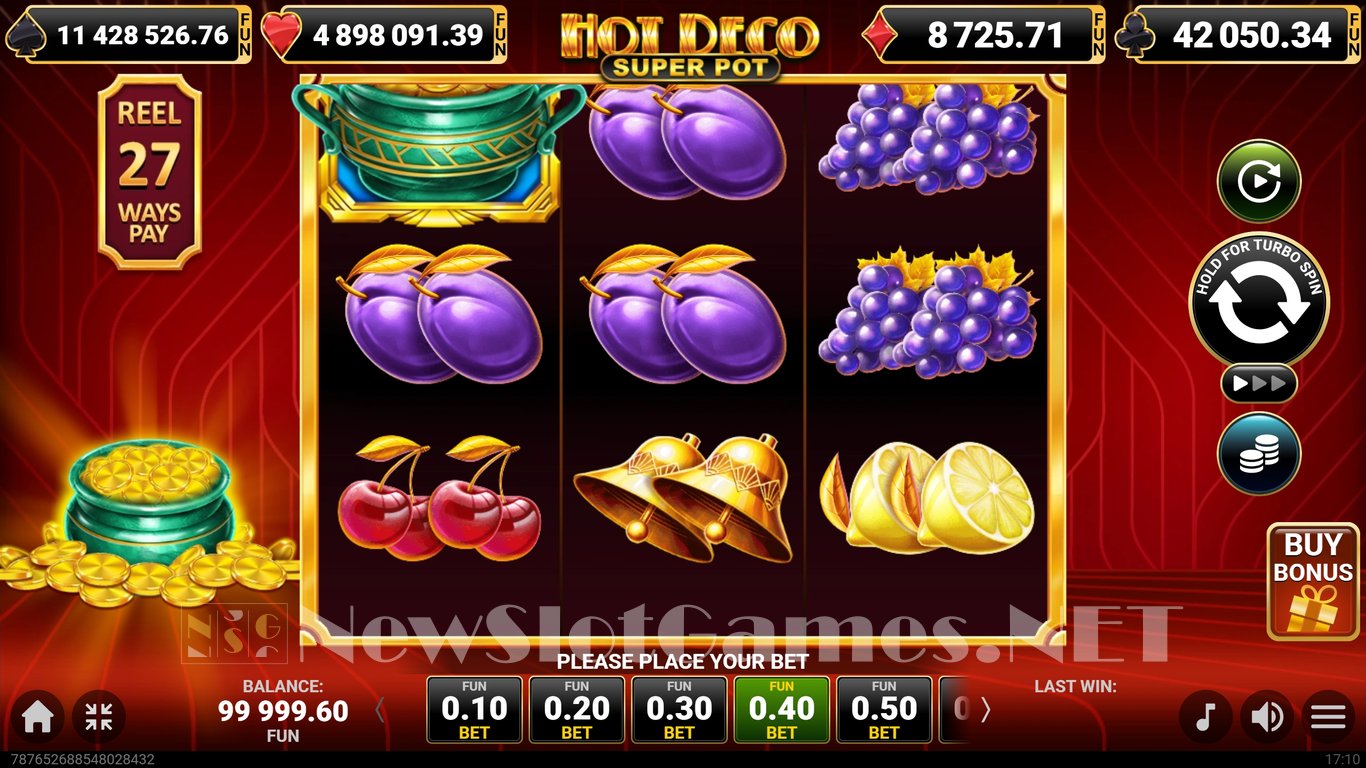 Hot Deco Super Pot Slot Demo Image