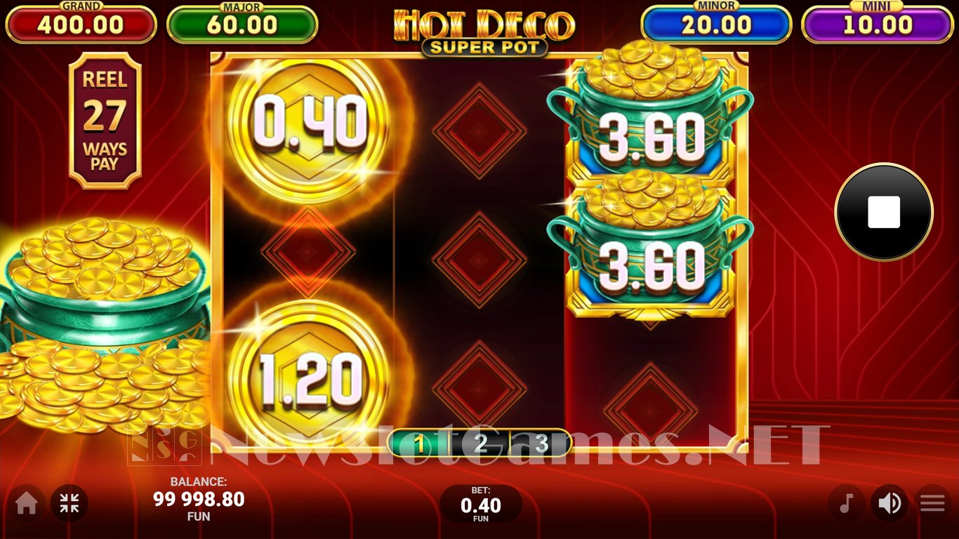 Hot Deco Super Pot Slot Slot Image in Demo - pic. 3