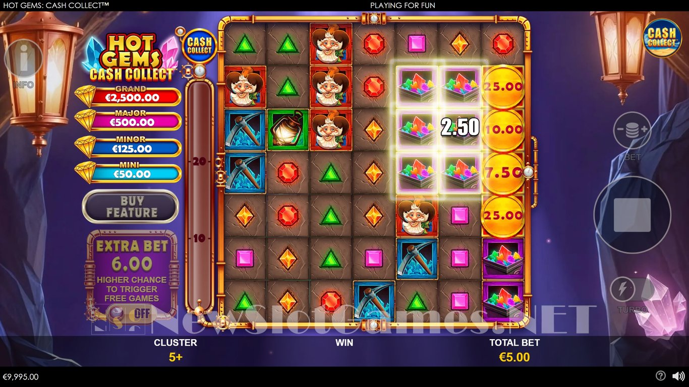 Hot Gems Cash Collect Slot Demo Image
