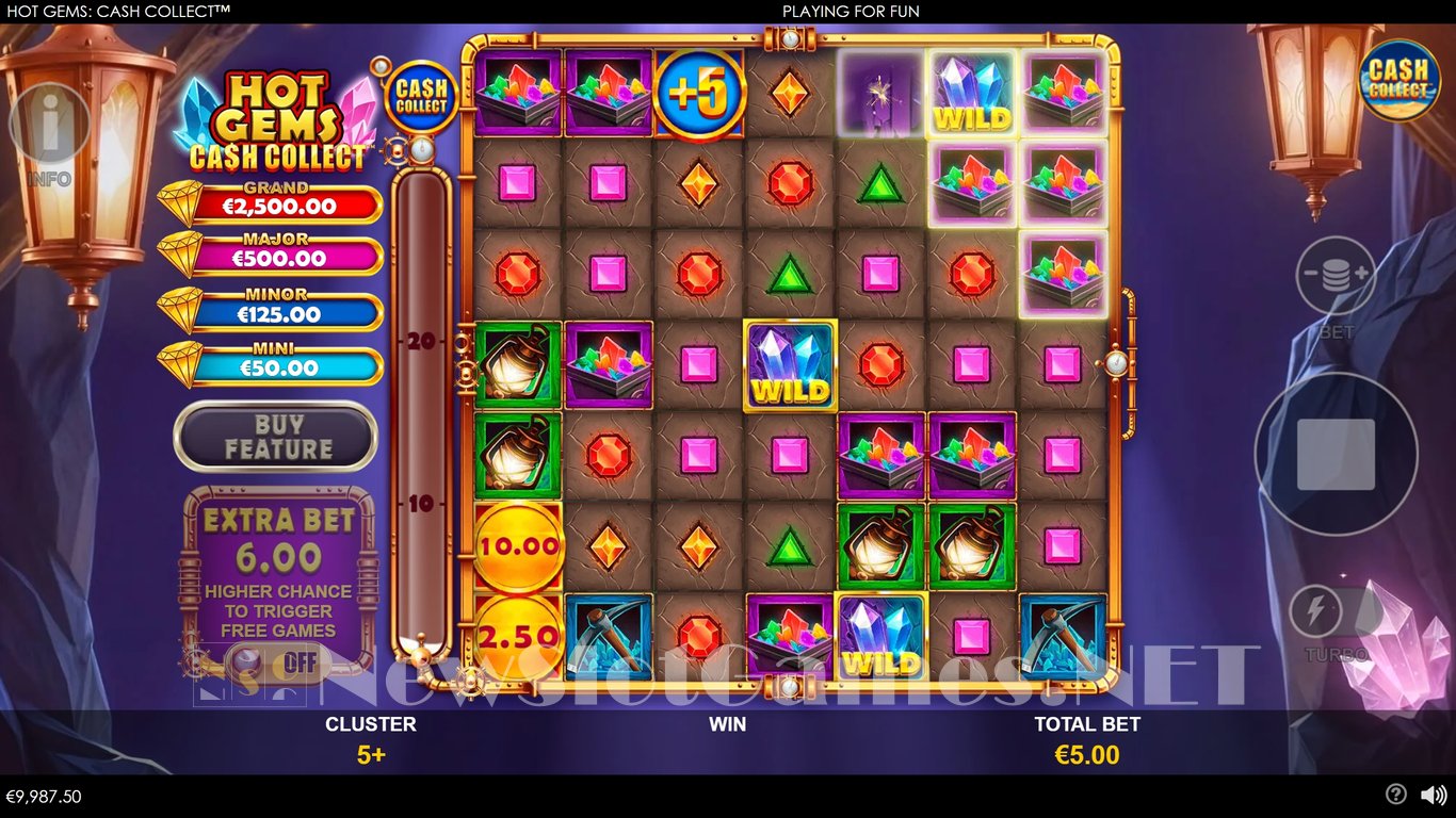 Hot Gems Cash Collect Slot Slot Image in Demo - pic. 2