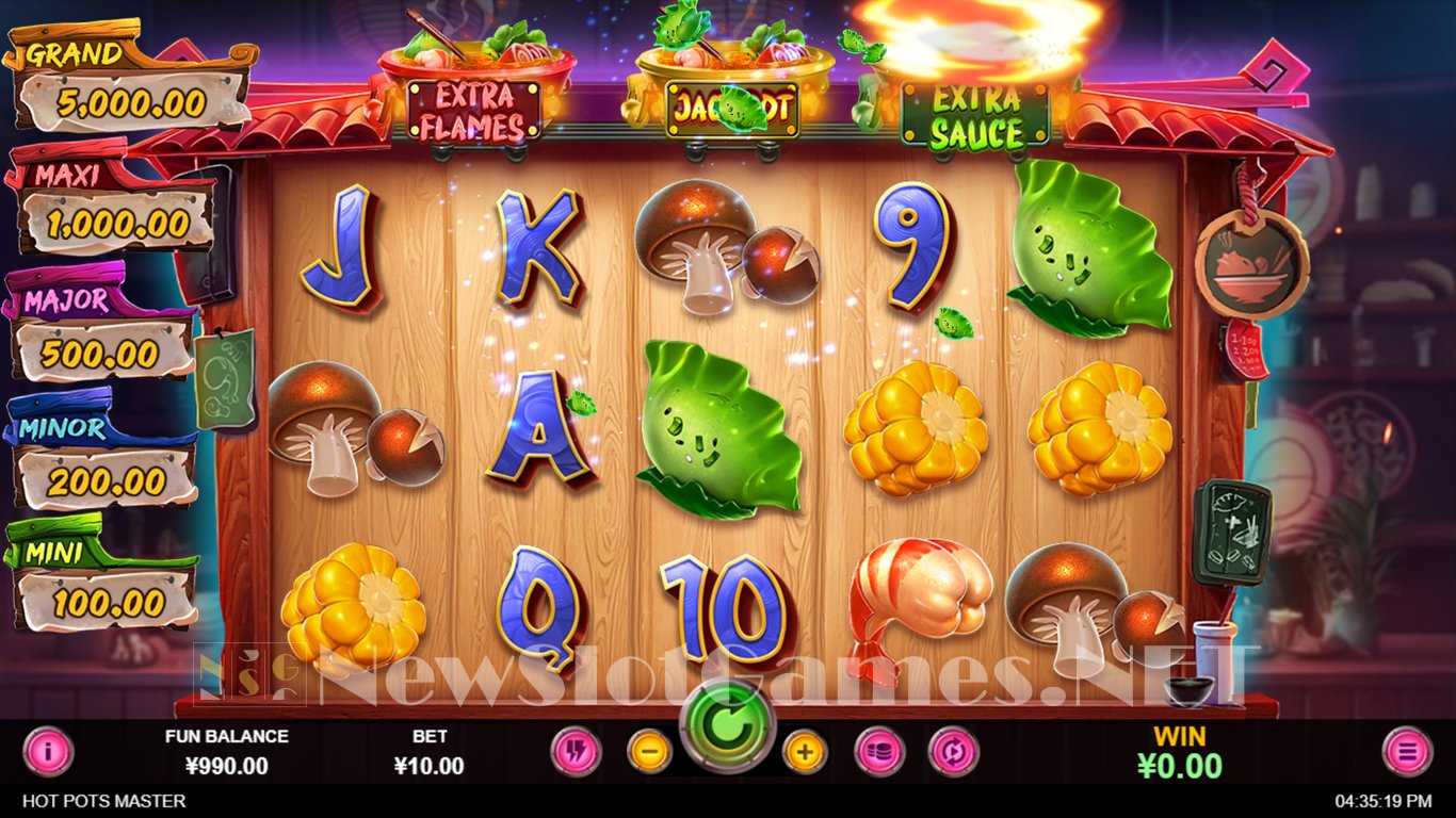Hot Pots Master Slot Demo Image