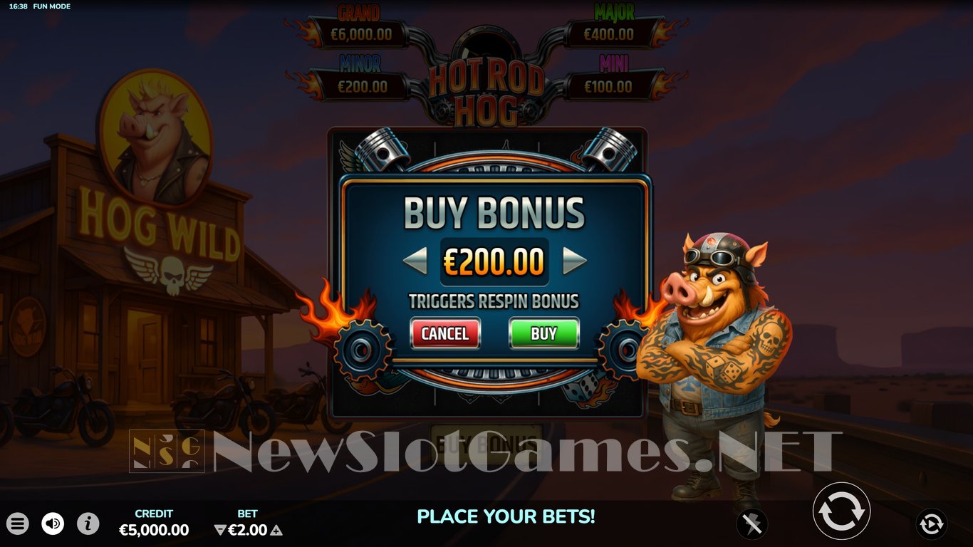 Hot Rod Hog Slot Demo Image