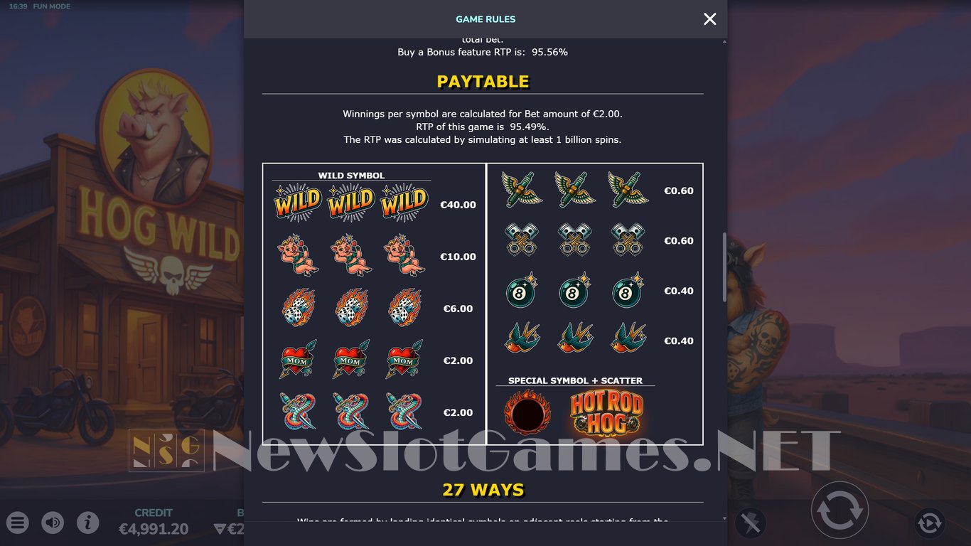 Hot Rod Hog Slot Slot Image in Demo - pic. 7